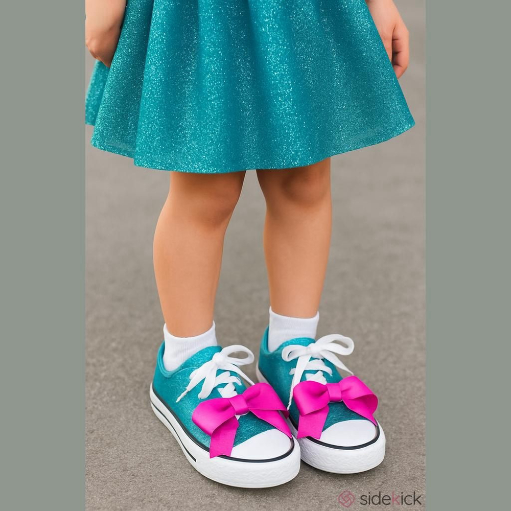 JoJo Siwa Kids Sneakers Size 2 with Sparkle Sequins